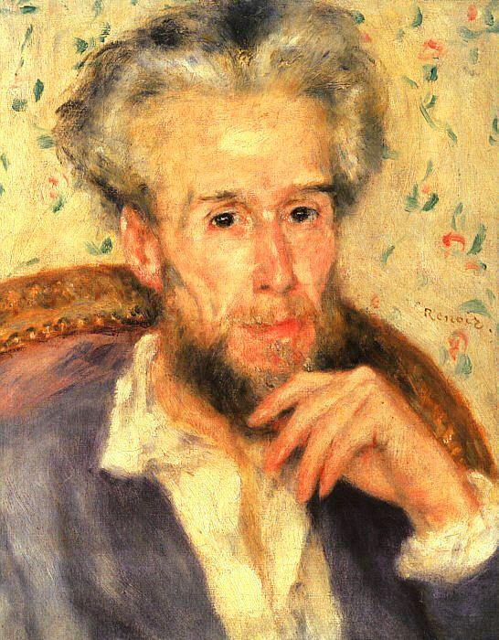 Pierre Renoir Portrait of Victor Chocquet Sweden oil painting art
